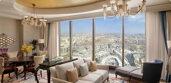 Fairmont Makkah Clock Royal Tower + Hilton Madinah